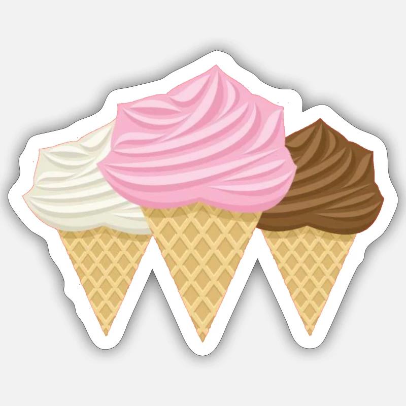 glace Sticker taille S (10 x 10 cm)