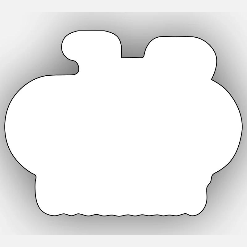 Cycologue - Sticker taille S (10 x 10 cm) - blanc mat