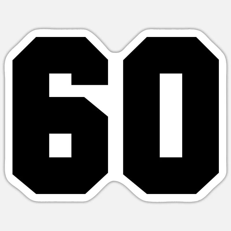 60 Sticker size S (10 x 10 cm)