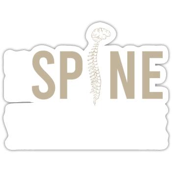 Physiotherapie - Sticker Größe S (10 x 10 cm) - Mattweiß - Vorne