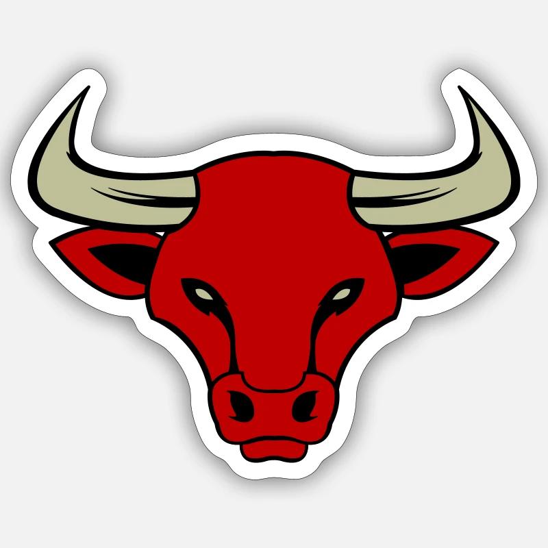 taurus 02 Sticker size S (10 x 10 cm)