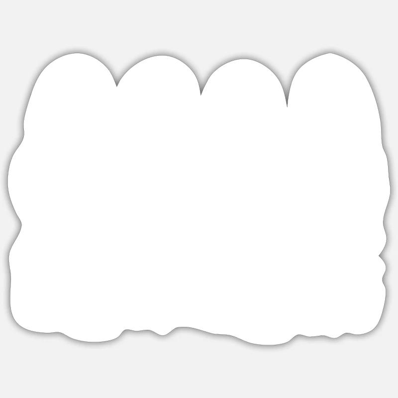 Friends - Sticker Größe S (10 x 10 cm) - Mattweiß