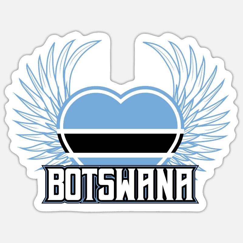 Botswana Sticker size S (10 x 10 cm)