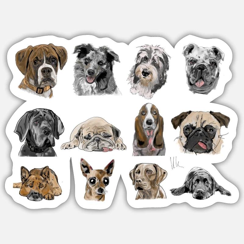 Sticker Größe S (10 x 10 cm) - 