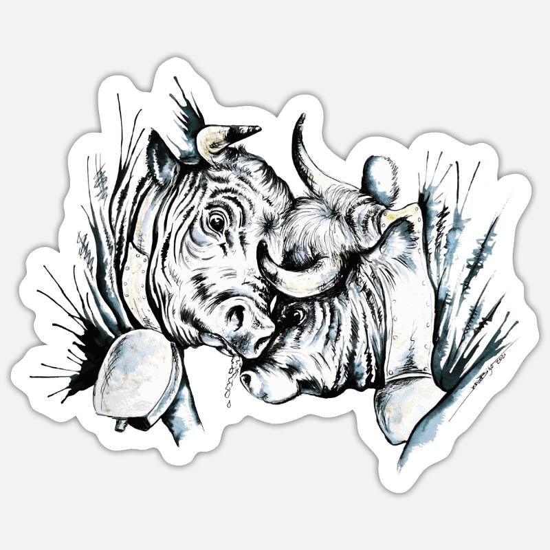 Sticker Größe S (10 x 10 cm) - 