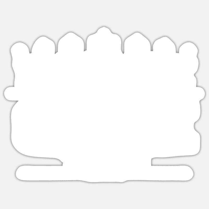 Olive - Sticker size S (10 x 10 cm) - white matte