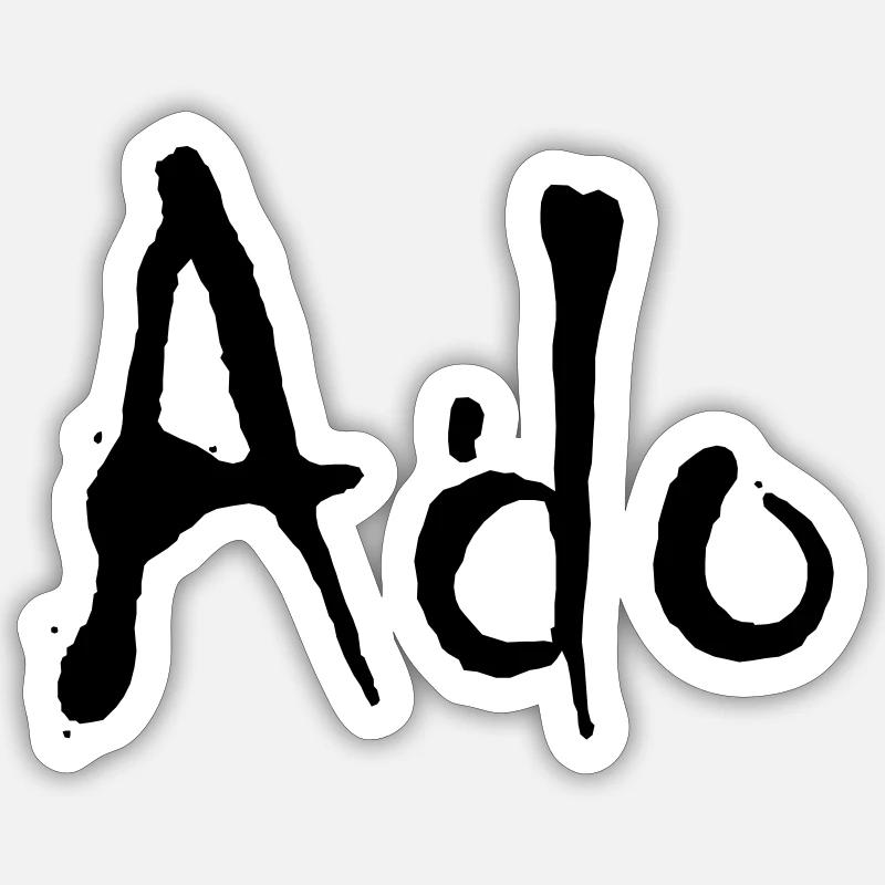 Ado Sticker size S (10 x 10 cm)