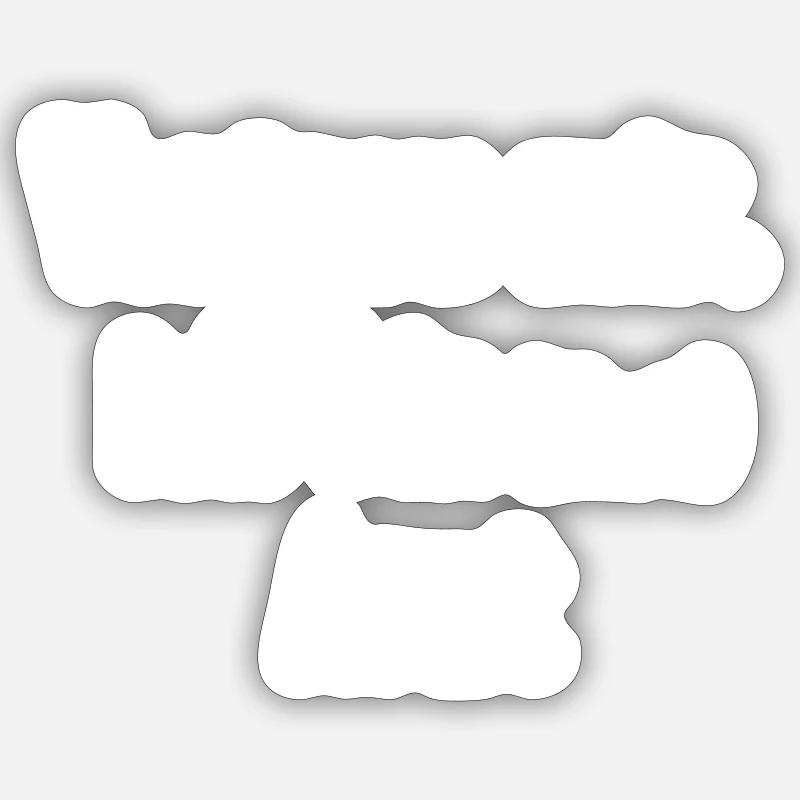 Vertrau mir, ich bin fast Arzt - Sticker Größe S (10 x 10 cm) - Mattweiß