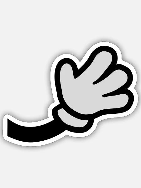 - Sticker size S (10 x 10 cm) - white matte