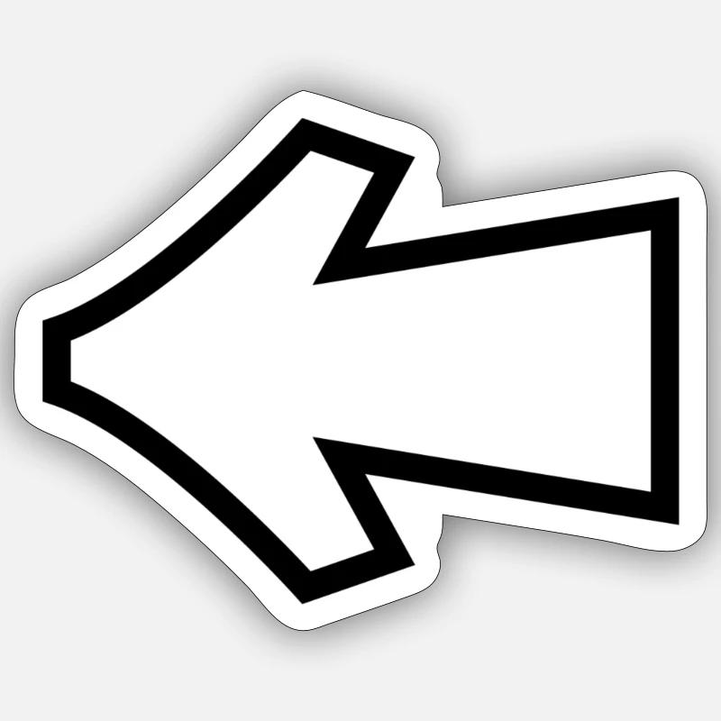 Flèche graffiti tag Sticker taille S (10 x 10 cm)