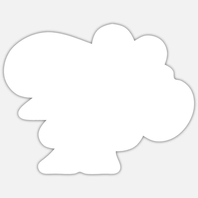 Funk It - Sticker size S (10 x 10 cm) - white matte