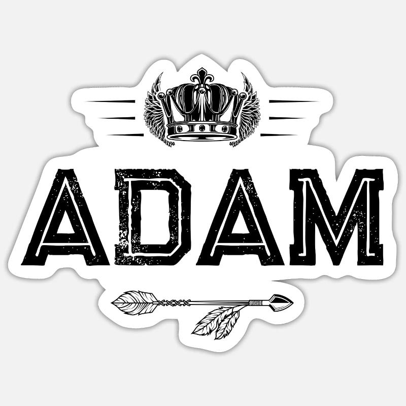 Adam Sticker taille S (10 x 10 cm)
