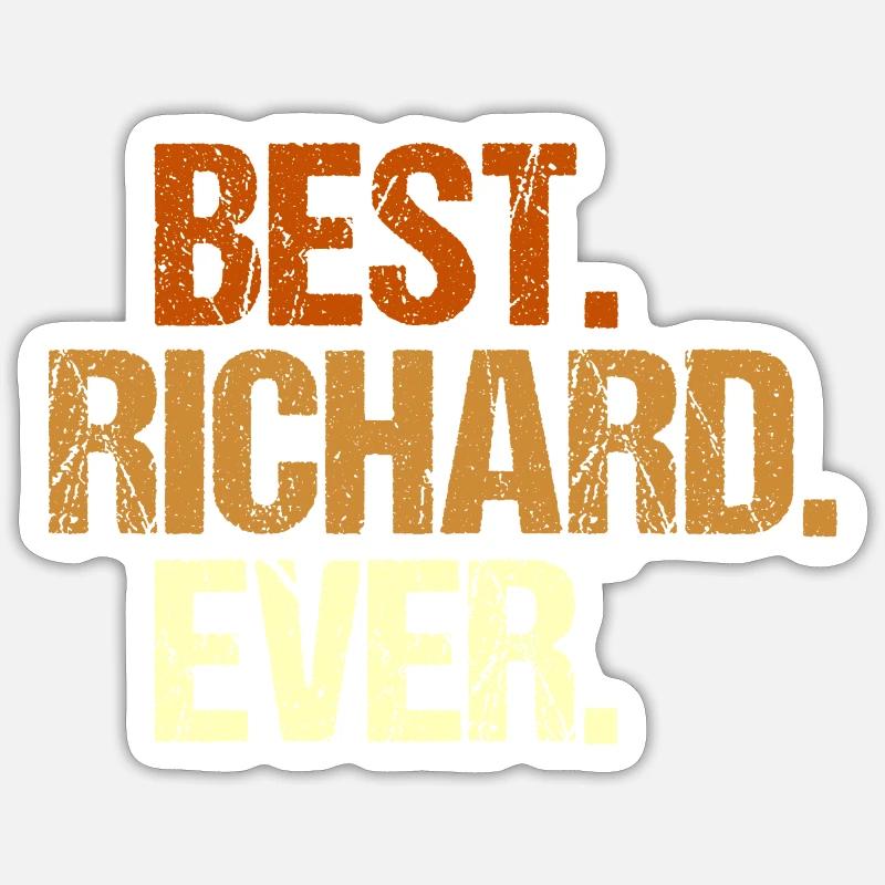 Richard Sticker Größe S (10 x 10 cm)