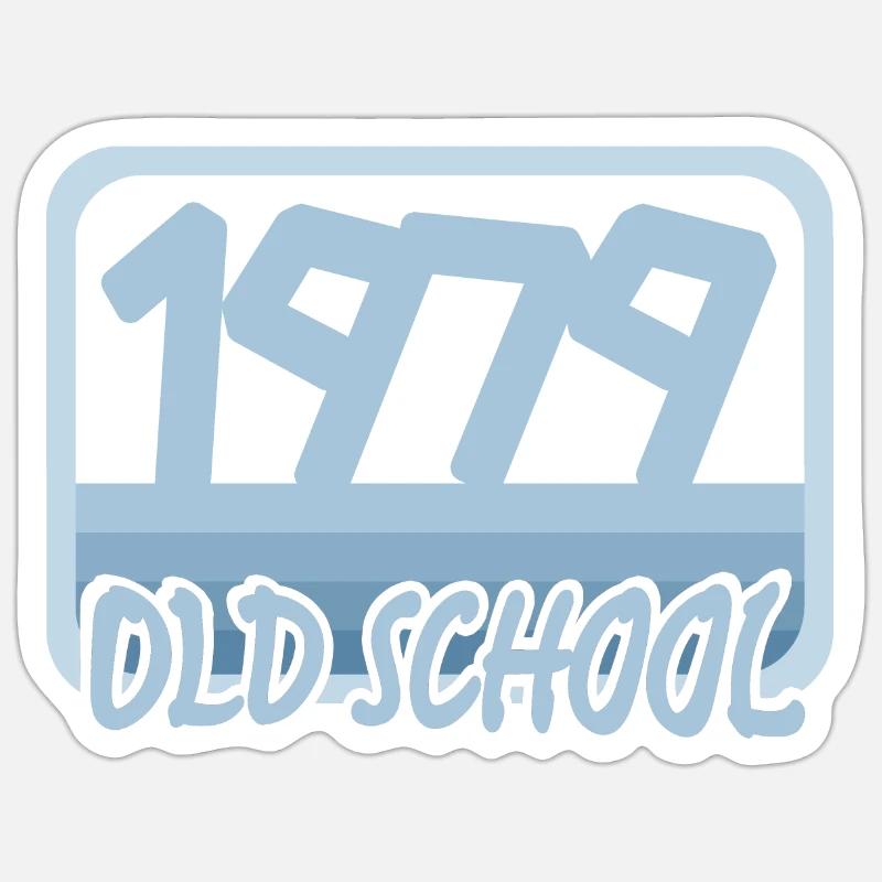1979 - Sticker size S (10 x 10 cm) - white matte