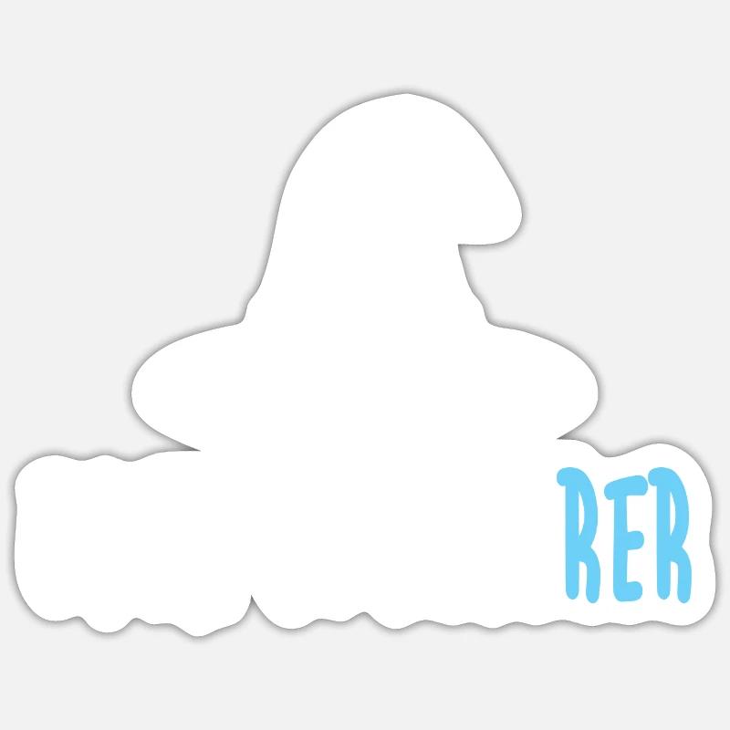 Programmer Coder Software Developer - Sticker size S (10 x 10 cm) - white matte