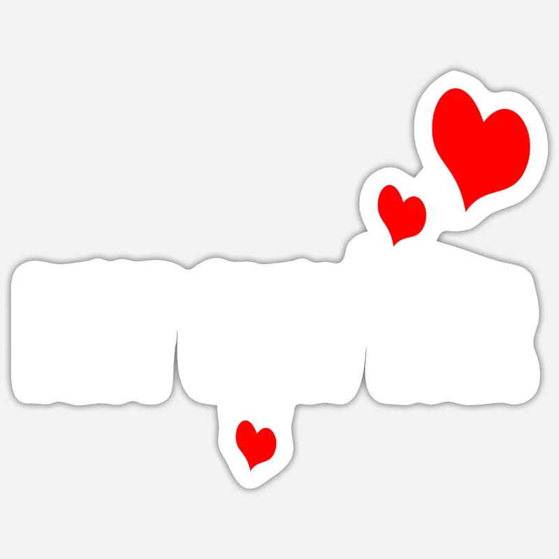 BEST CREW EVER - Sticker Größe S (10 x 10 cm) - Mattweiß