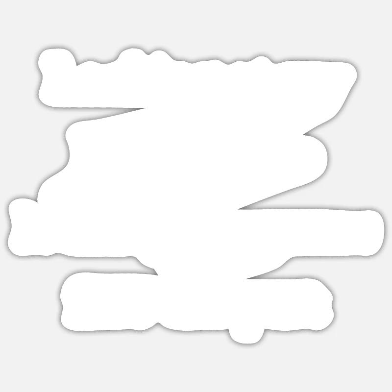 responsibility beard measuring playoff beard Sticker size S (10 x 10 cm)