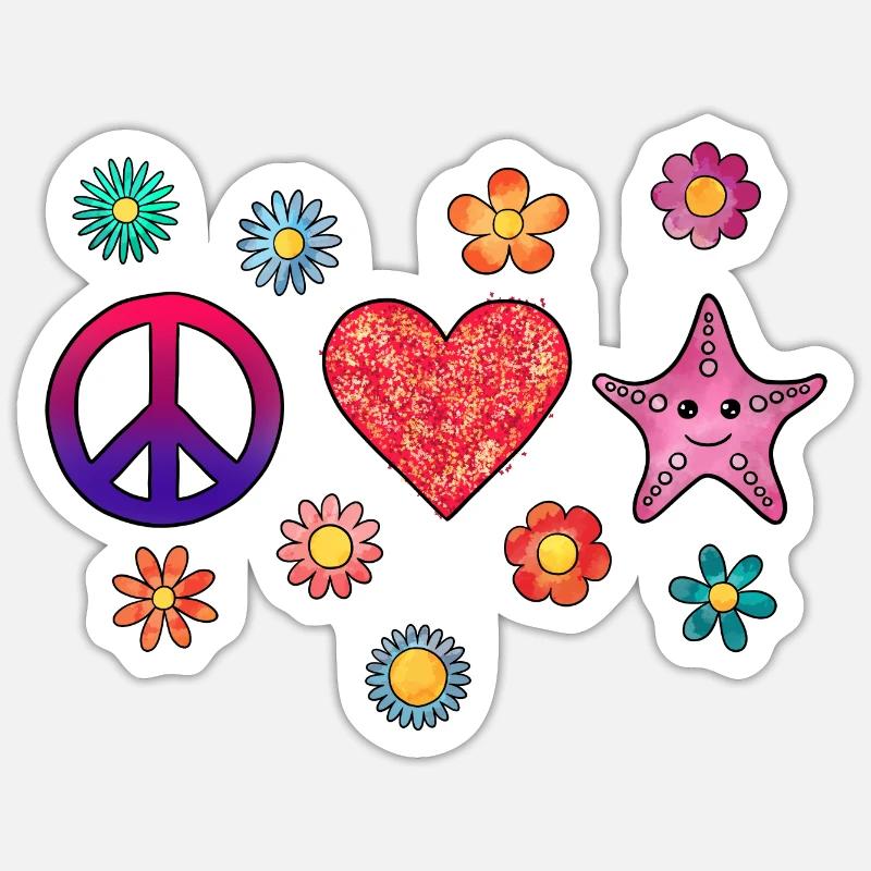 Seestern Sticker Größe S (10 x 10 cm)