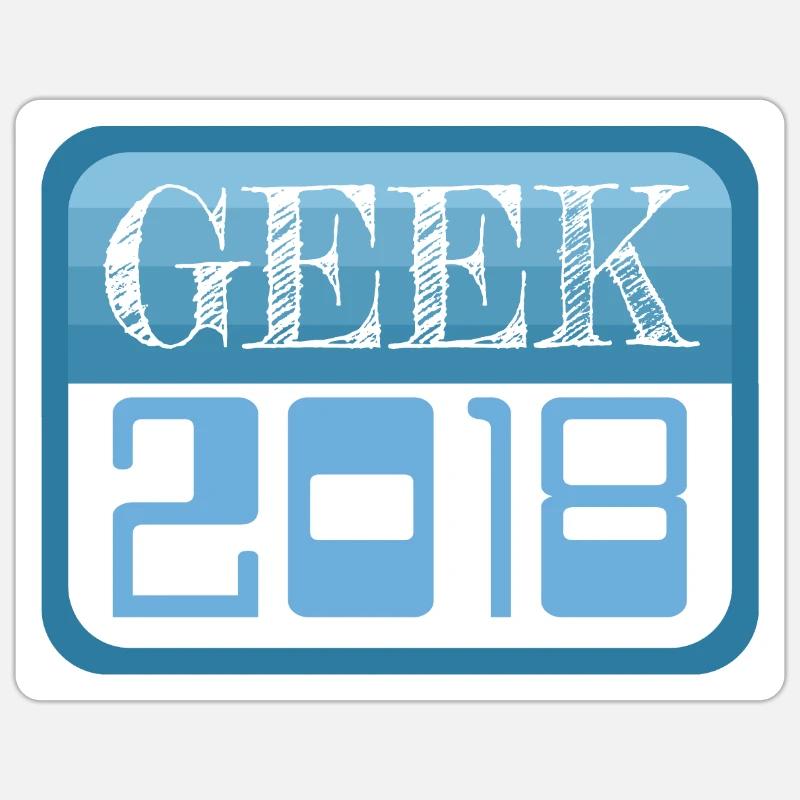 2018 - Sticker Größe S (10 x 10 cm) - Mattweiß