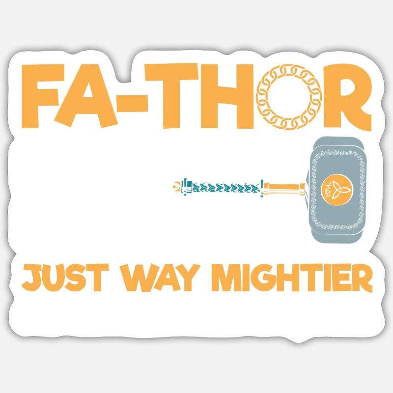 Wikinger Nordmann Donner Keltisches Symbol Sticker Größe S (10 x 10 cm)