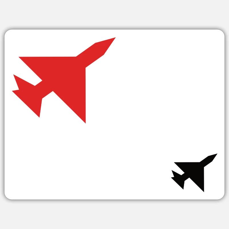 Jet Shadow Sticker size S (10 x 10 cm)