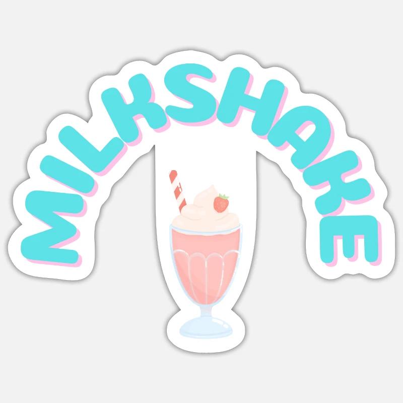 MILCHSHAKE Sticker Größe S (10 x 10 cm)