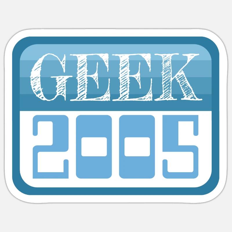 2005 - Sticker taille S (10 x 10 cm) - blanc mat