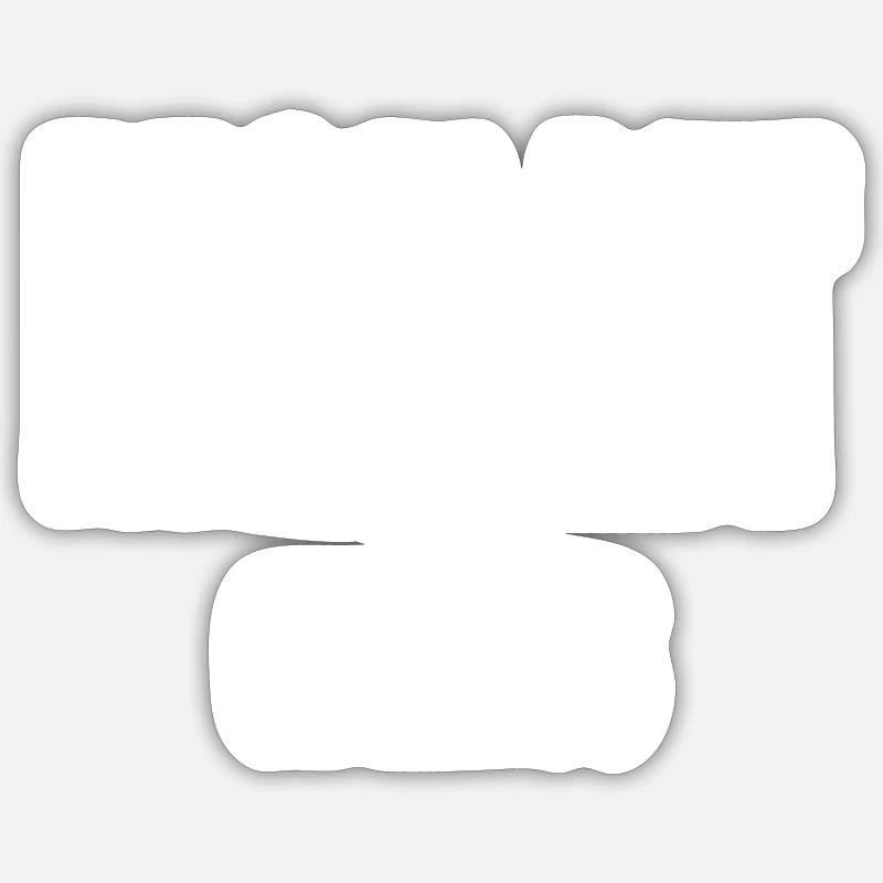 mon lit ce héros - Sticker taille S (10 x 10 cm) - blanc mat