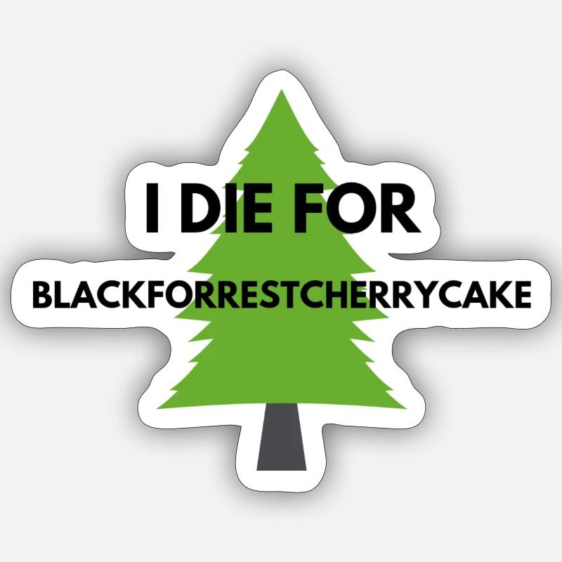 Black Forest Sticker size S (10 x 10 cm)