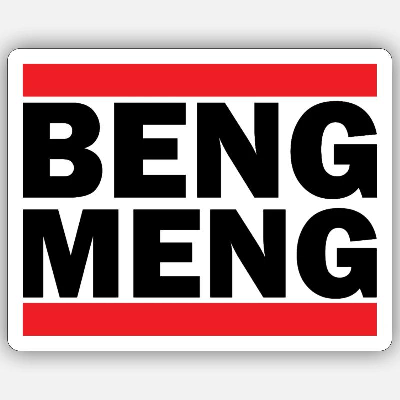 BENG MENG Sticker size S (10 x 10 cm)