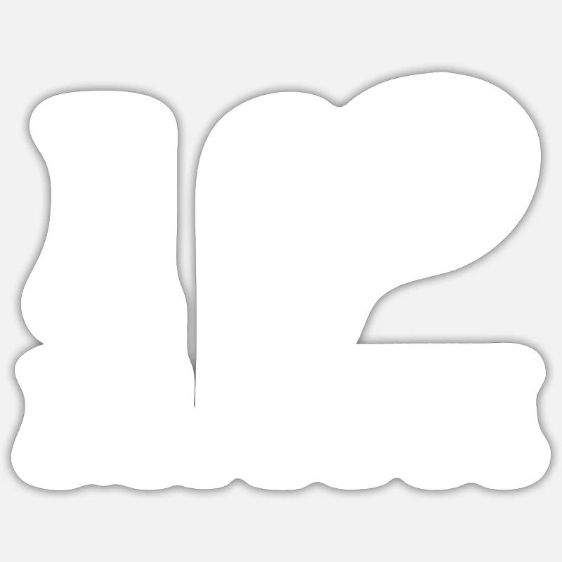 I LOVE MATH Sticker size S (10 x 10 cm)