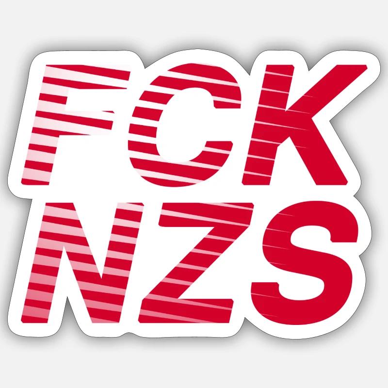 FCK NZS Sticker Größe S (10 x 10 cm)