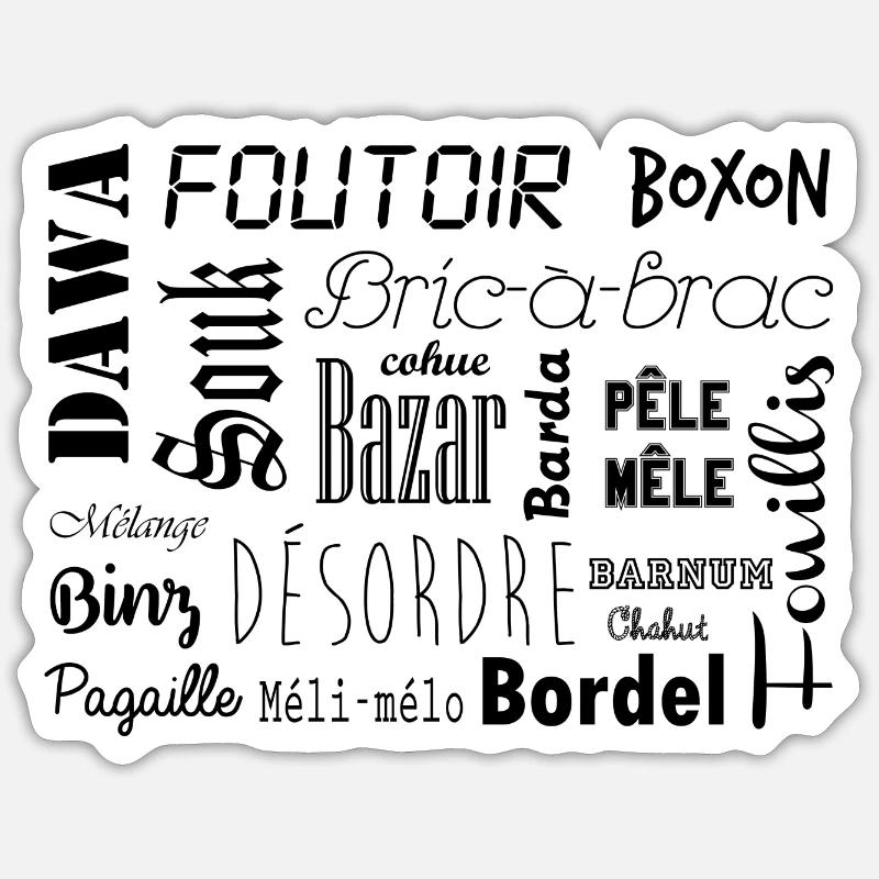 Sticker taille S (10 x 10 cm) - 