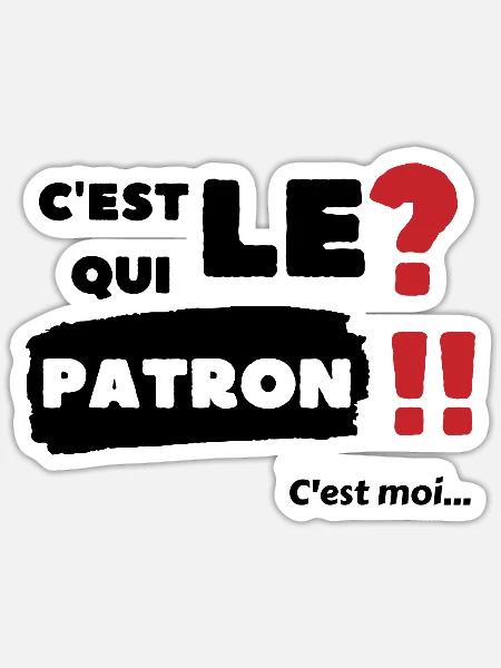 - Sticker taille S (10 x 10 cm) - blanc mat
