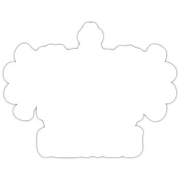 Rip Queen Elizabeth II - Sticker size S (10 x 10 cm) - white matte - Front