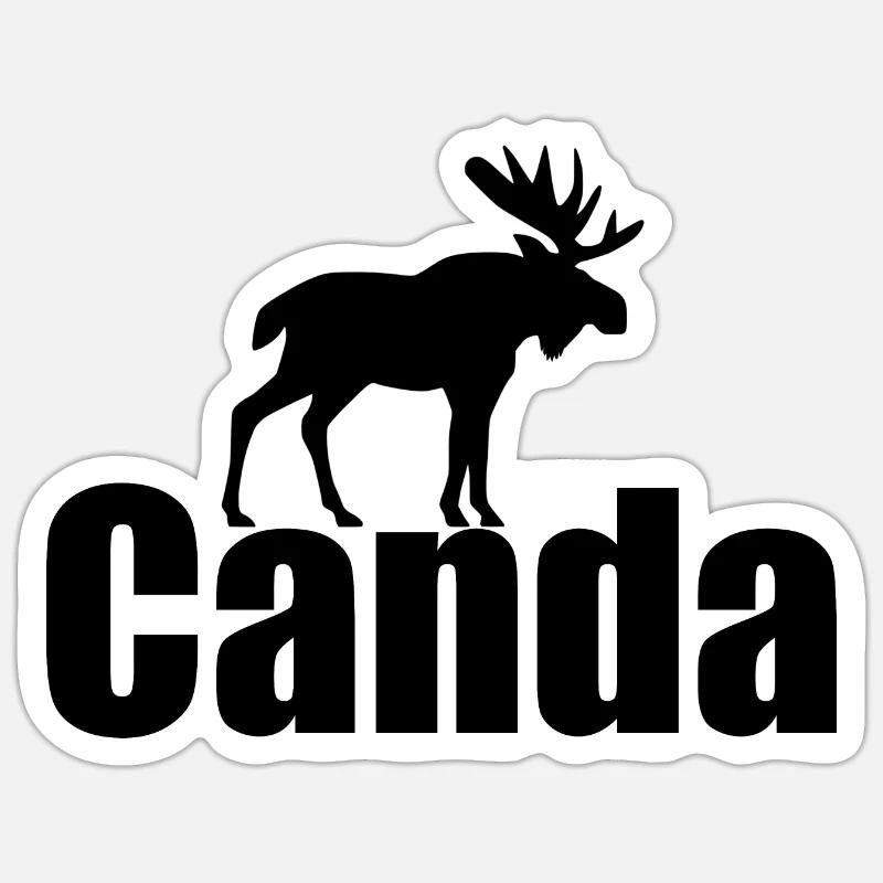 Canada - Sticker size S (10 x 10 cm) - white matte