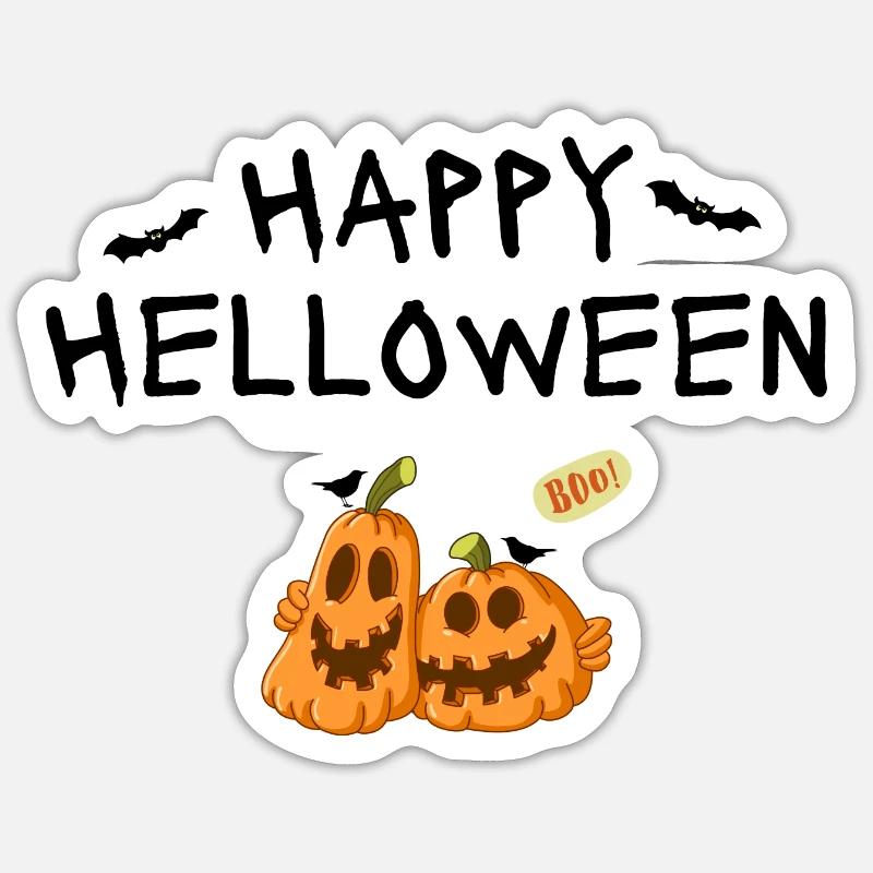 Helloween - Sticker size S (10 x 10 cm) - white matte