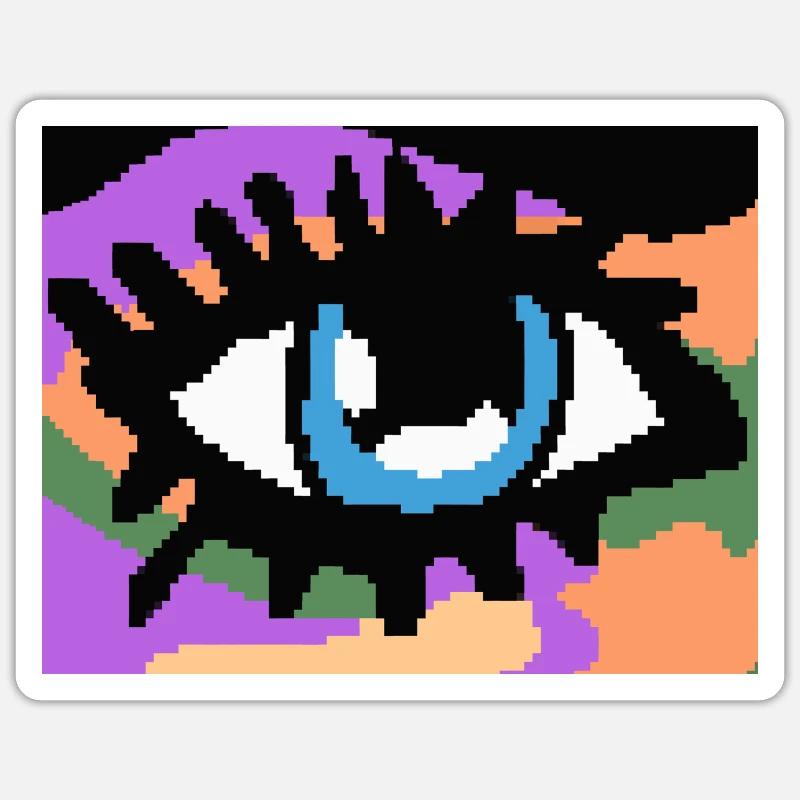 Oeil Sticker taille S (10 x 10 cm)