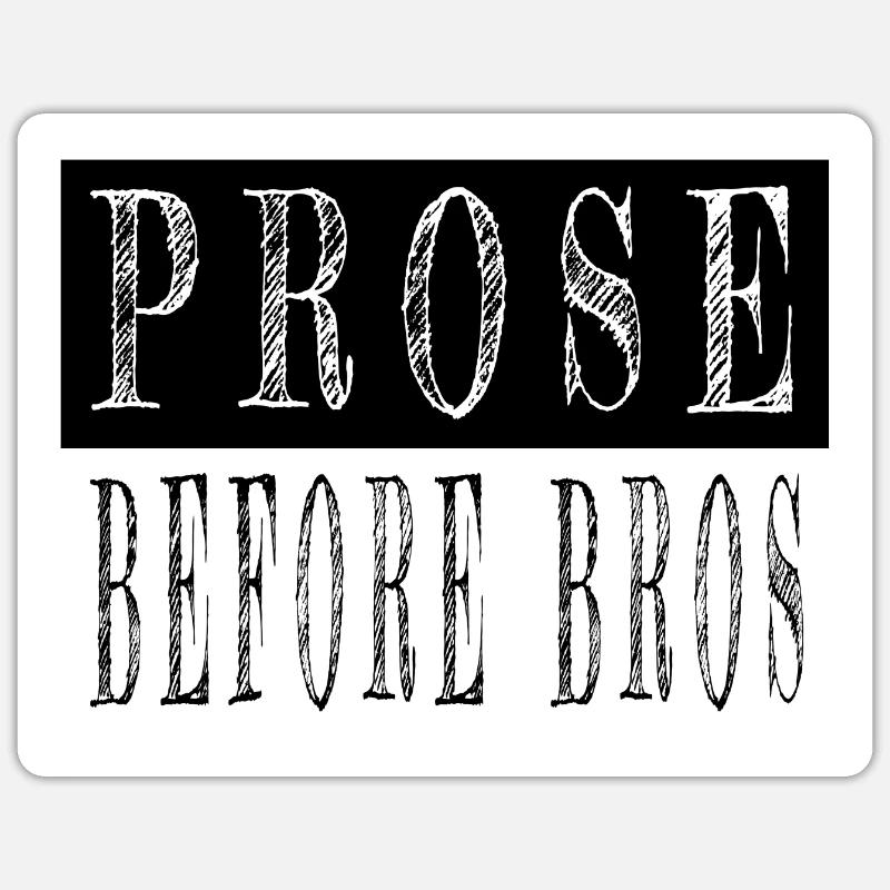 fun present idea book lover joke book keeper gift Sticker size S (10 x 10 cm)