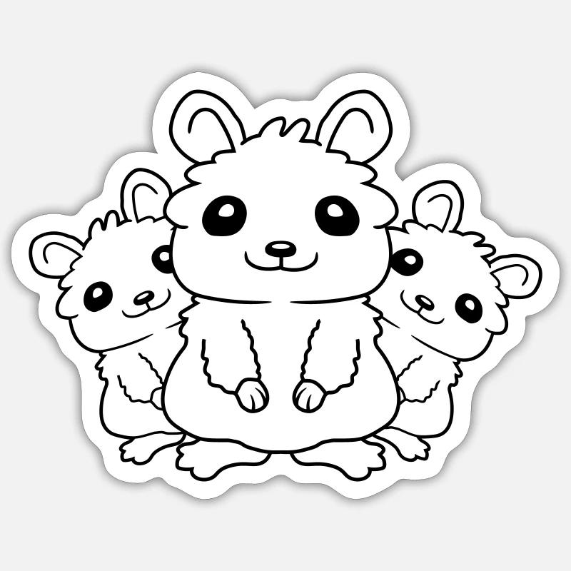 Klistremerke størrelse S (10 x 10 cm) - 