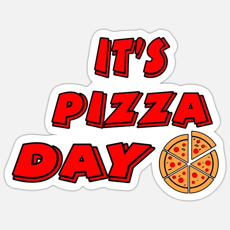 Pizza Sticker taille S (10 x 10 cm)