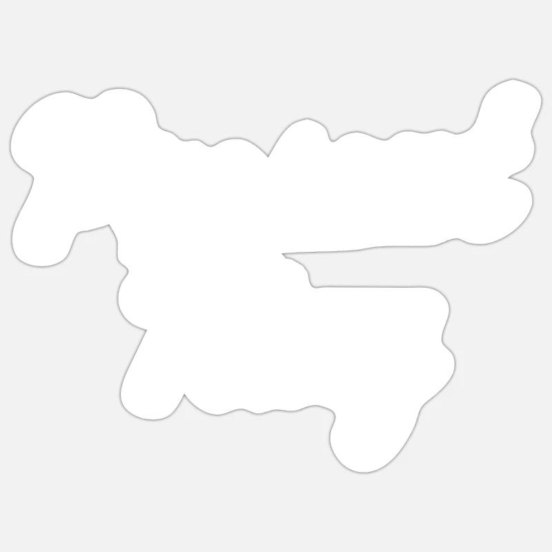 Present King Sticker size S (10 x 10 cm)