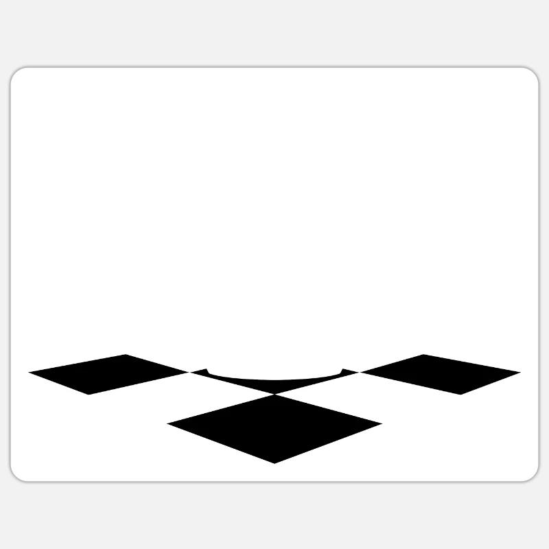 Échecs - Sticker taille S (10 x 10 cm) - blanc mat