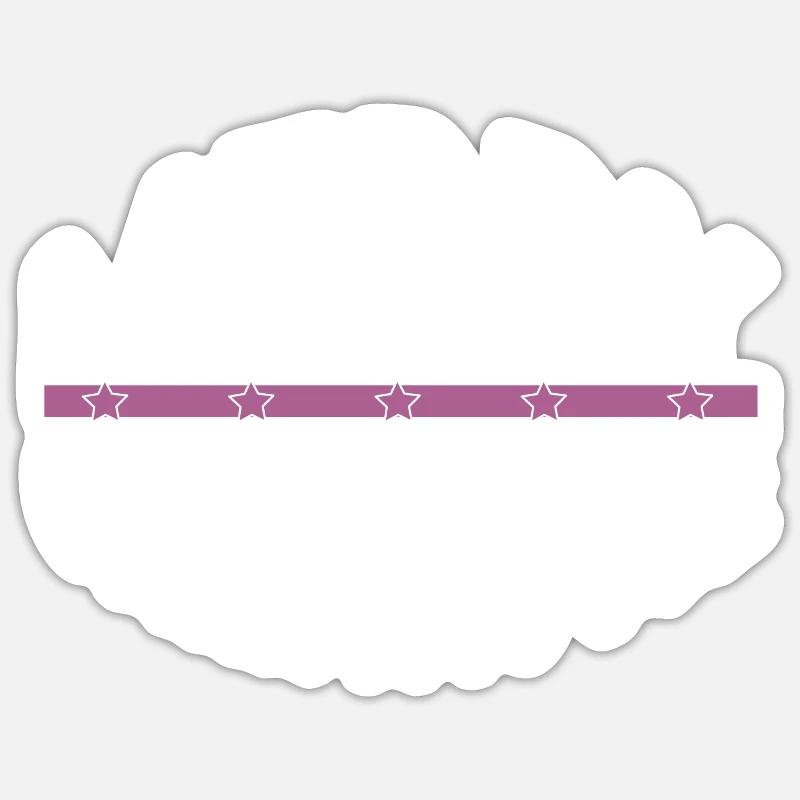 Statement Christmas Tree Bday Christmas Beards Sticker size S (10 x 10 cm)