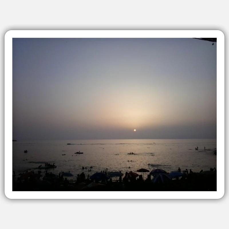 Sunset Sticker Größe S (10 x 10 cm)