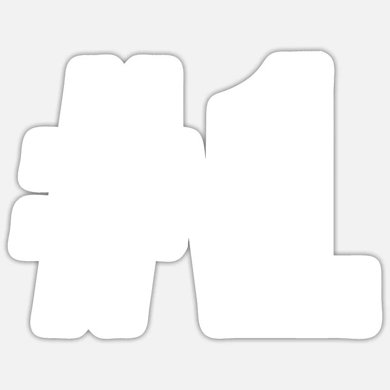 1 - Sticker size S (10 x 10 cm) - white matte