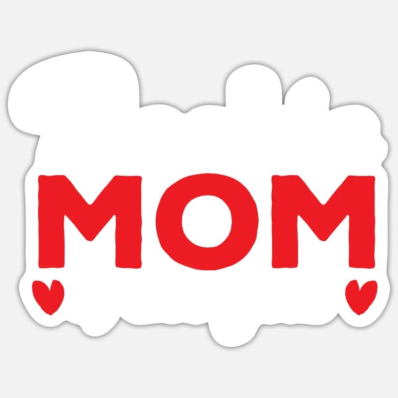 Rookie Mom des Jahres Neue Mutter Muttertag Mutter Sticker Größe S (10 x 10 cm)