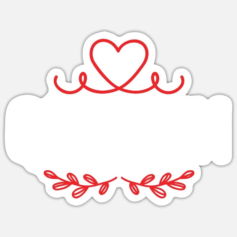 Quentin - Sticker taille S (10 x 10 cm) - blanc mat