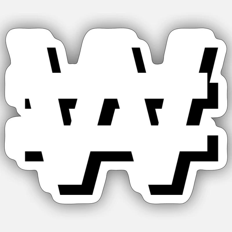 Sticker Größe S (10 x 10 cm) - 