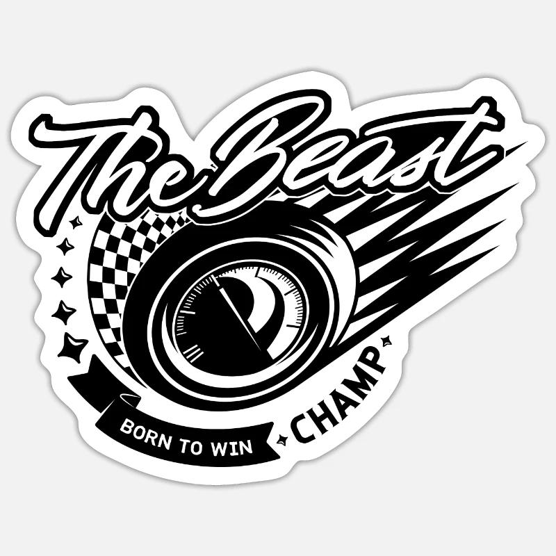 Graphiques de The Beast Wheel Rush Sticker taille S (10 x 10 cm)